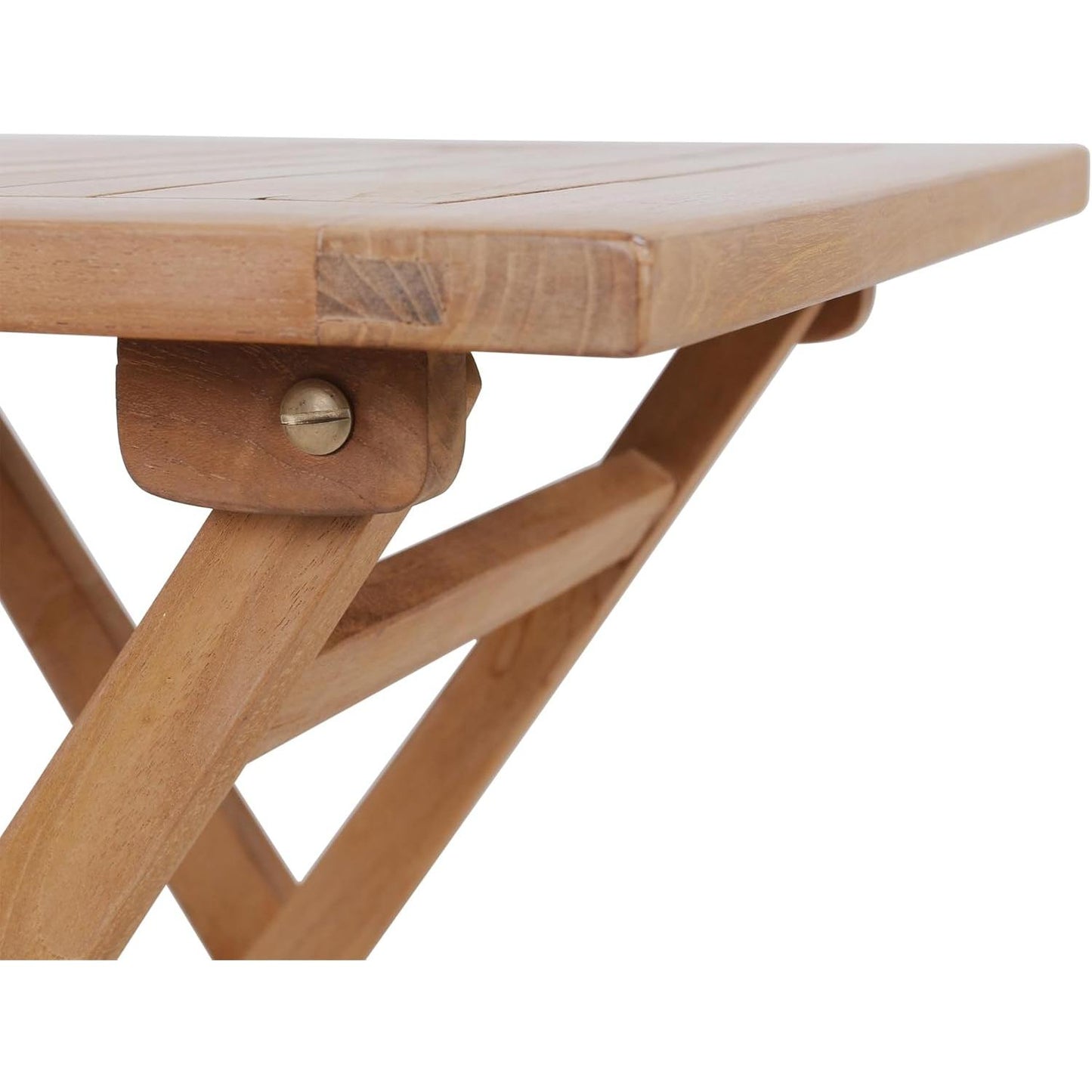 Yardgrace Wooden Side Table, Folding Portable Wood Small Table for Indoor & Outdoor Use, Compact Patio Side Tables or Outdoor End Tables for Balcony, Poolside, Garden, Picnic, Camping