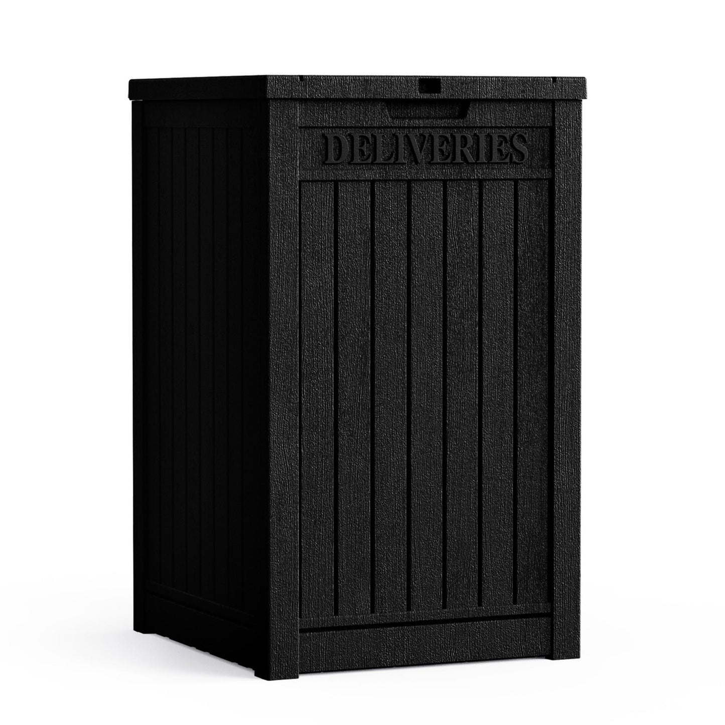 【Flash Sale】55 Gallon Deck Box, Delivery Box Outdoor Storage Box Lockable, Waterproof for Patio Furniture, Garden Tools, Pool Accessories, Package Delivery Boxes For Outside