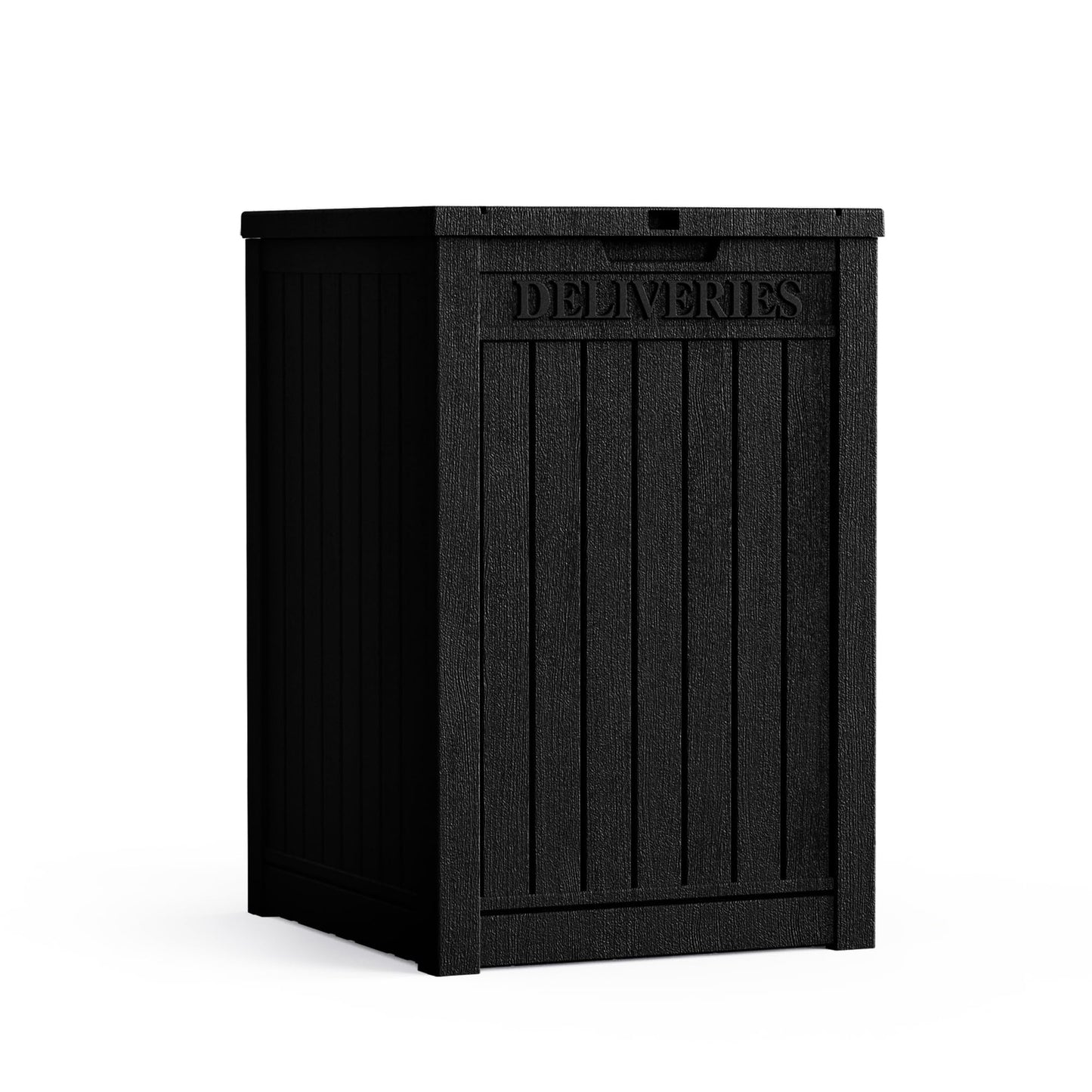 【Flash Sale】55 Gallon Deck Box, Delivery Box Outdoor Storage Box Lockable, Waterproof for Patio Furniture, Garden Tools, Pool Accessories, Package Delivery Boxes For Outside