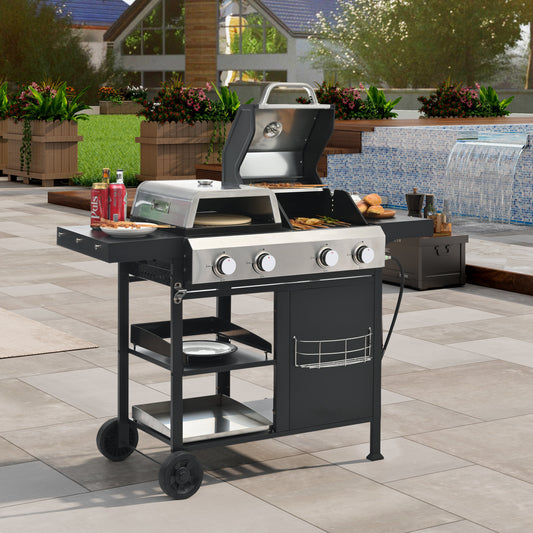Outdoor cooking tool - propane barbecue grill, enjoy delicious barbecue time