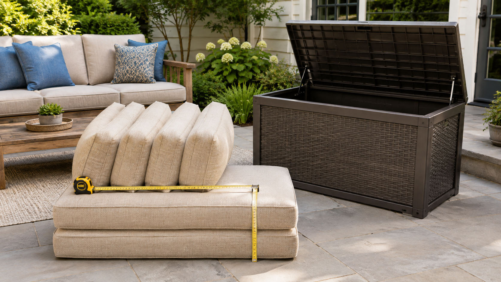 What Size Deck Box Fits Patio Cushions