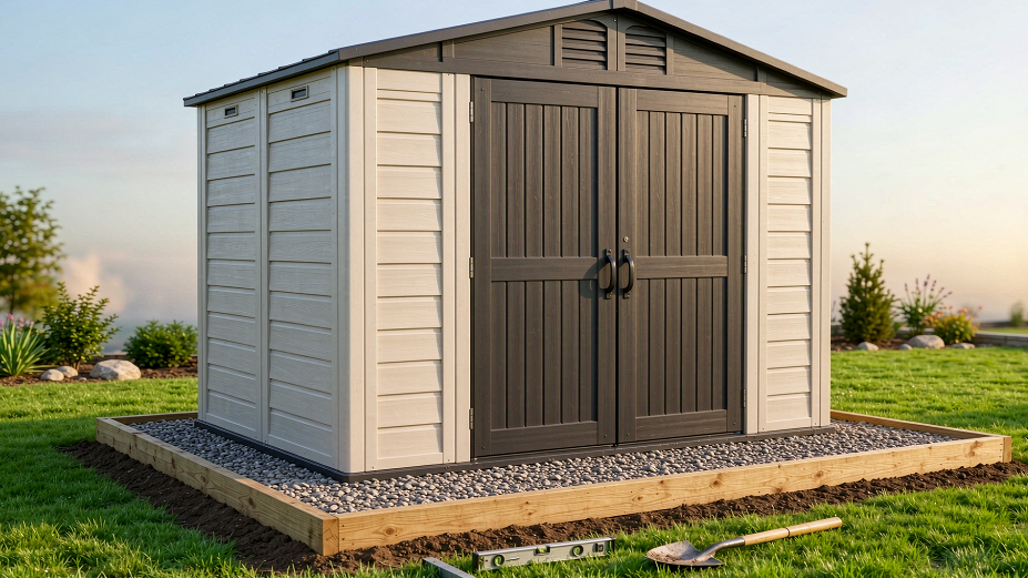 do resin sheds need a foundation