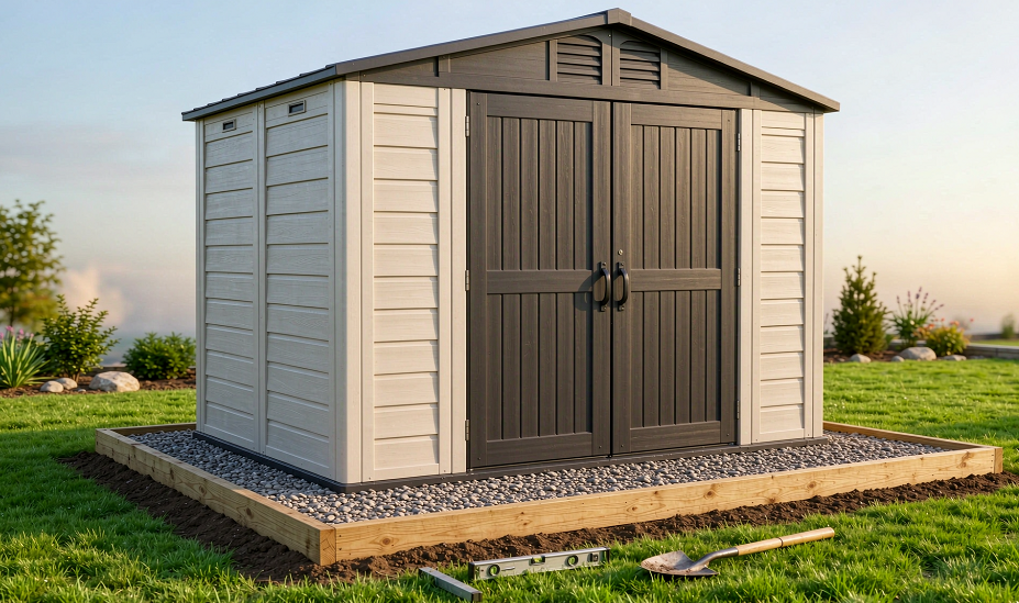 do resin sheds need a foundation