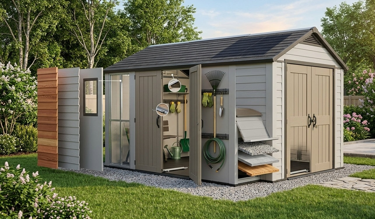 how to choose an outdoor storage shed