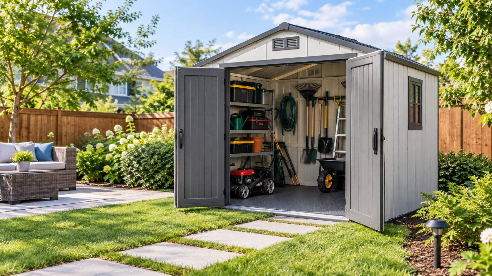 what is the best outdoor storage shed for a backyard
