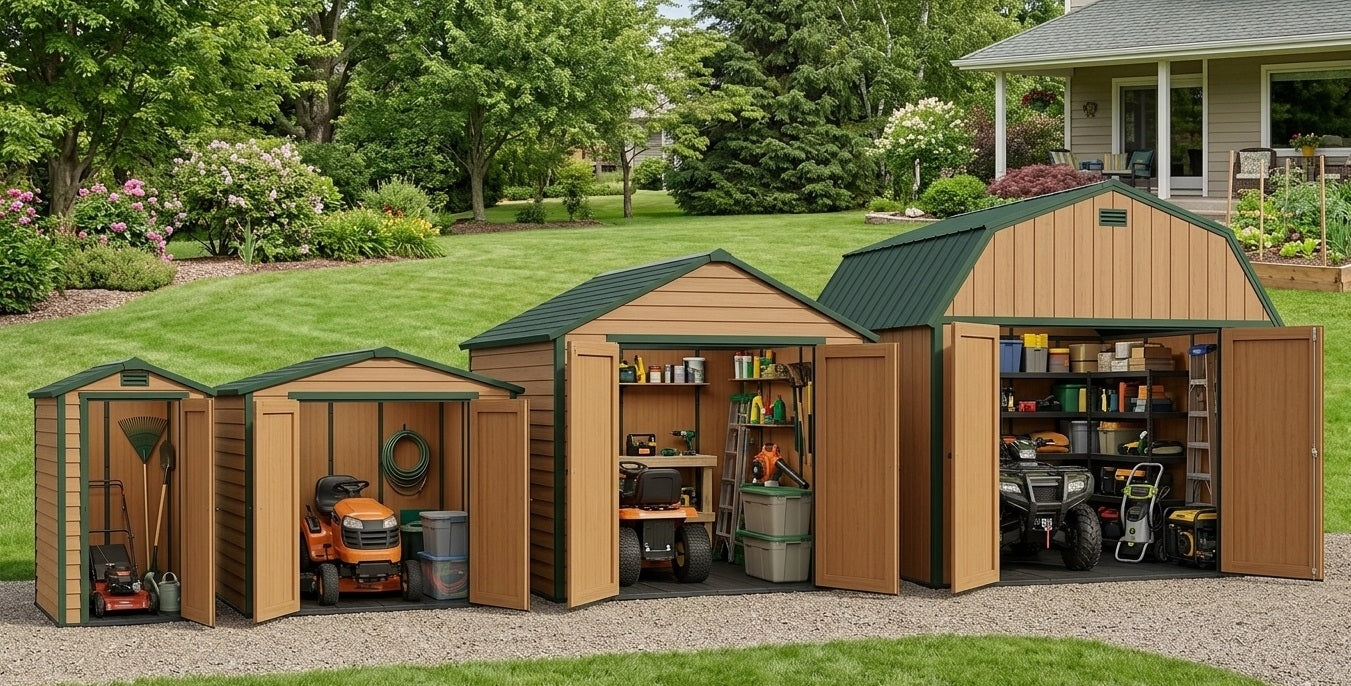 what size outdoor storage shed do I need
