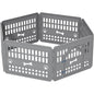 Extra Large Dog Playpen & House, Weatherproof PVC Shelter with Elevated Bed, Heavy-Duty Steel Frame, Ideal for Large Dogs & Multi-Pet Playgroups (67.2x67.2x23.7 Inches, Blue)