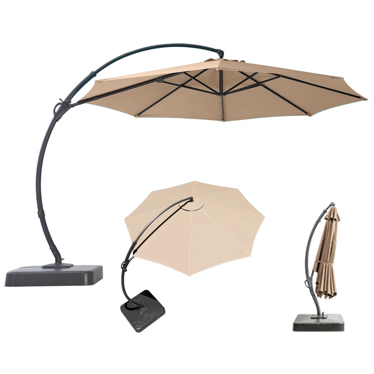10' Outdoor Patio Umbrella for Shade & Relaxing