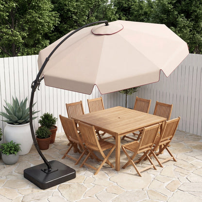 11 FT Deluxe Curved Cantilever Umbrella with Valance