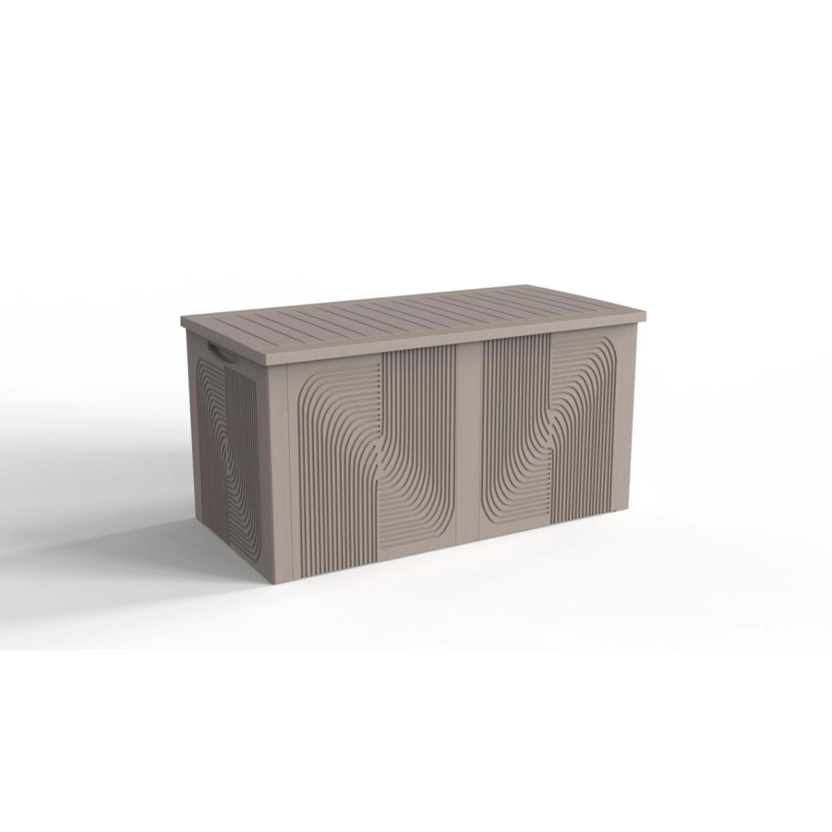 260G Large Storage Box with Wood-Plastic Finish