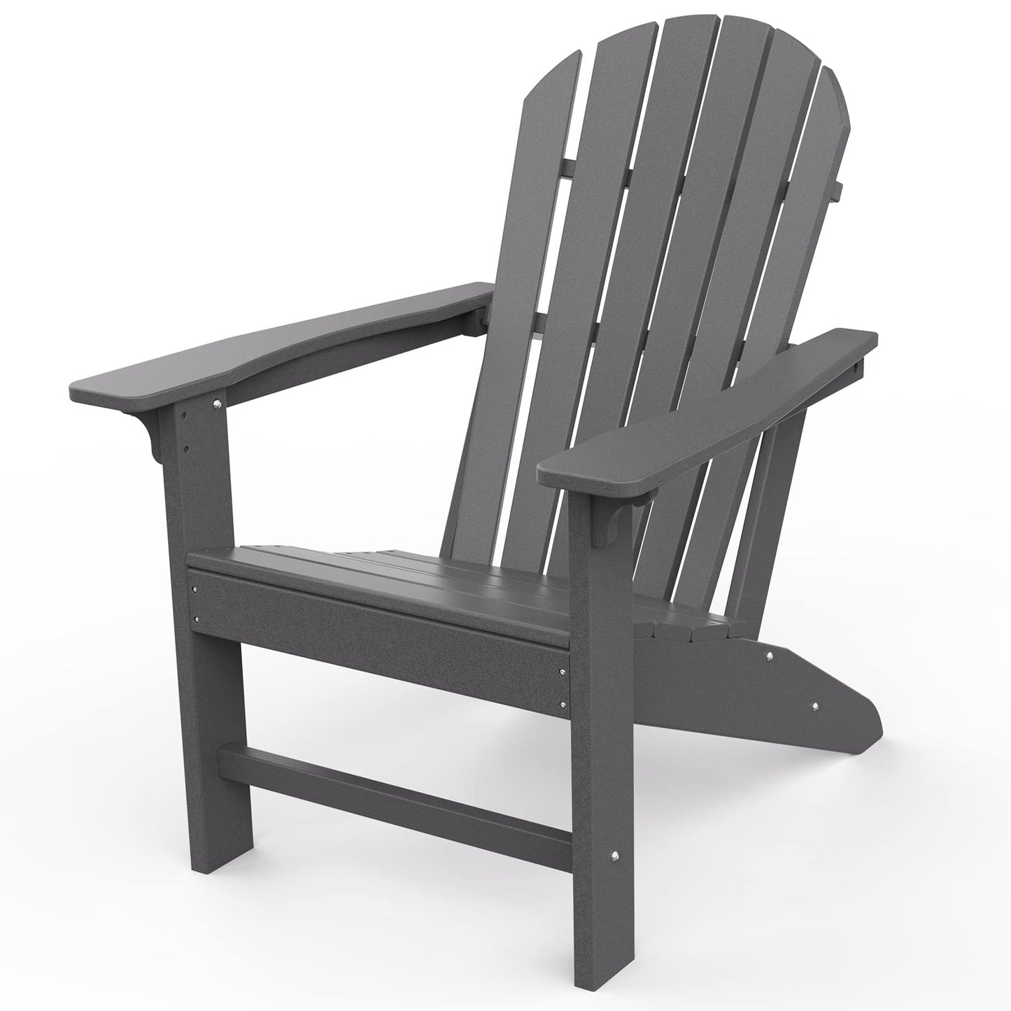 Yardgrace Adirondack Chair, Large Lawn Chair, Outdoor Chair with Durability and Weather Resistance, HDPE Patio Chair for Yard, Porch, Garden, Deck, Swimming Pool