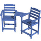 Yardgrace Tall Adirondack Chair, HDPE Bar Height Indoor&Outdoor Chair, All Weather Resistant Adirondack Outdoor Bar Stools for Balcony, Porch Kitchen, Bistro, Poolside, Backyard