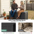 Waterproof Patio Storage Box with Lockable Lid