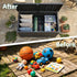Weather Resistant Outdoor Storage Box with Hydraulic Lid Support