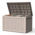 Modern Outdoor Storage Bench with Hidden Storage Space