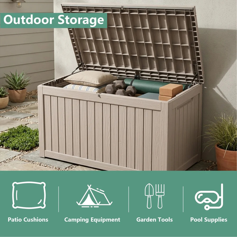 Hydraulic Support System of Large Outdoor Storage Box
