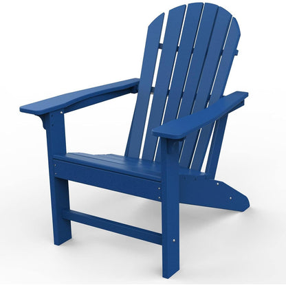 Yardgrace Adirondack Chair, Large Lawn Chair, Outdoor Chair with Durability and Weather Resistance, HDPE Patio Chair for Yard, Porch, Garden, Deck, Swimming Pool
