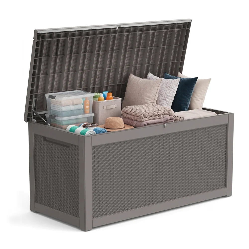 Heavy Duty Outdoor Storage Box for Patio Furniture Accessories
