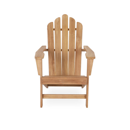 Yardgrace Teak Wood Adirondack Chair with Wide Armrest,Patio Seating Wooden Chair, Water & Weather Resistant Outside Furniture for Patio, Deck, Lawn, Garden, Beach, Swimming Pool, Backyard or Terrace