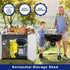 waterproof resin bike storage shed for everyday outdoor equipment