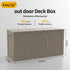80 gallon deck box dimensions with 46.25-inch length and 23.22-inch height