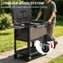 Yardgrace outdoor rolling cooler cart with lockable caster wheels for stable placement and easy mobility