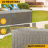 Resin deck box with UV-resistant and waterproof outdoor protection features