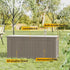 230 gallon deck box dimensions and extra large outdoor storage size