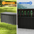 200 gallon waterproof outdoor storage box on lawn
