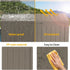 water-resistant 100 gallon resin deck box with easy-clean surface