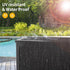 waterproof UV-resistant 260 gallon resin deck box for outdoor use