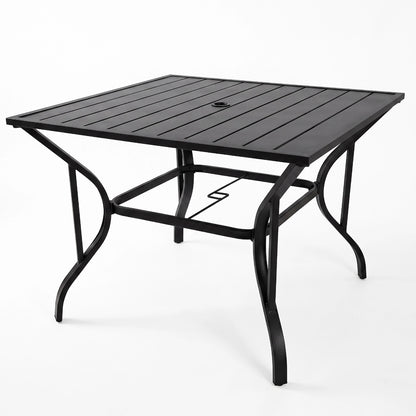 35-Inch Square Outdoor Patio Dining Table