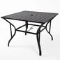 35-Inch Square Outdoor Patio Dining Table