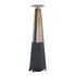 Hexagonal pyramid propane patio heater with tall freestanding design