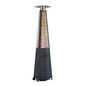 Hexagonal Pyramid Propane Patio Heater with Wheels