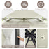 12 x 12 gazebo with separate mosquito netting panels