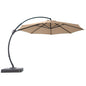 10' Deluxe Curved Cantilever Patio Umbrella with 360° Rotation