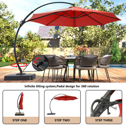12' Deluxe Cantilever Patio Umbrella