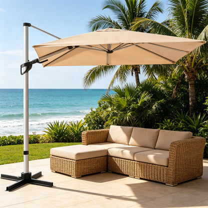 Elegant Roman-Style Patio Umbrella for Outdoor Shade