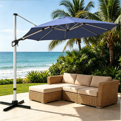 Elegant Roman-Style Patio Umbrella for Outdoor Shade