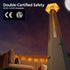 Outdoor tower patio heater with CE and ETL safety certification