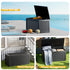 260 gallon outdoor storage box for poolside gear and cushions