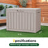 45 gallon deck box product details and resin panel construction