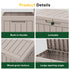 45 gallon deck box product details and resin panel construction
