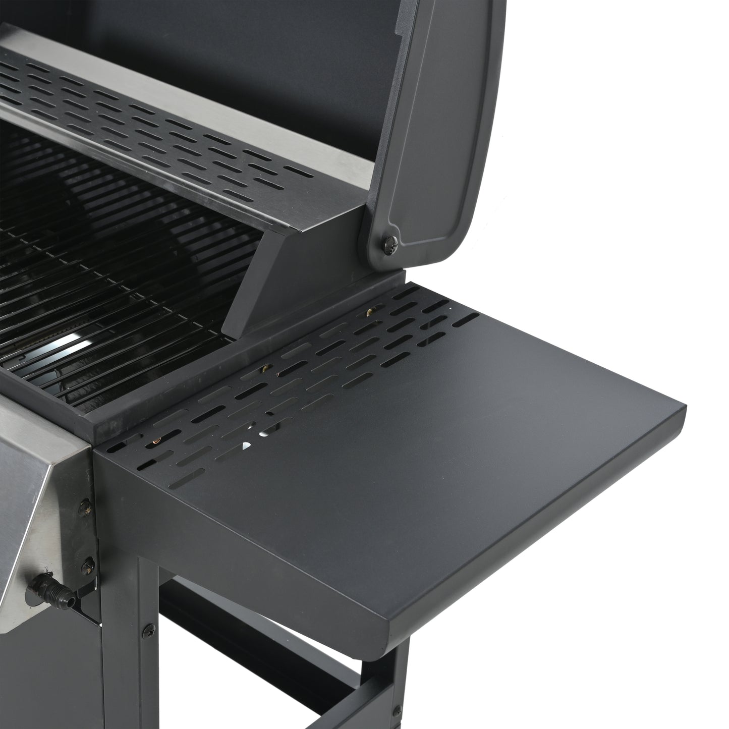 Propane Gas Grill with 3 Stainless Steel Burners 26,000 BTUs Black