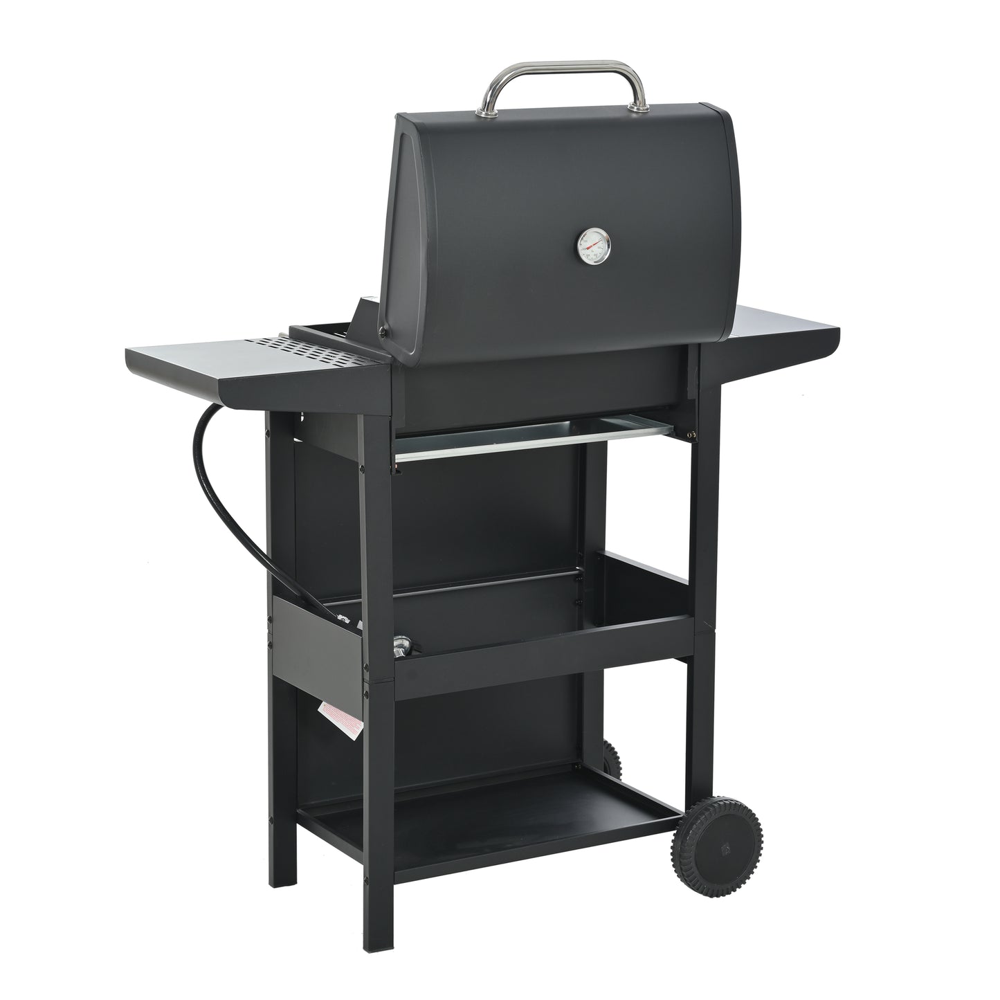 Propane Gas Grill with 3 Stainless Steel Burners 26,000 BTUs Black