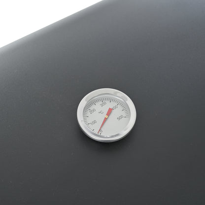Propane Gas Grill with 4 Stainless Steel Burners 34,000 BTUs Black