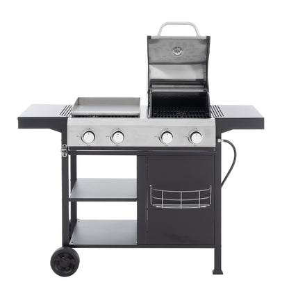 2+2 Multi-function Burner GasGrill and Griddle Combo
