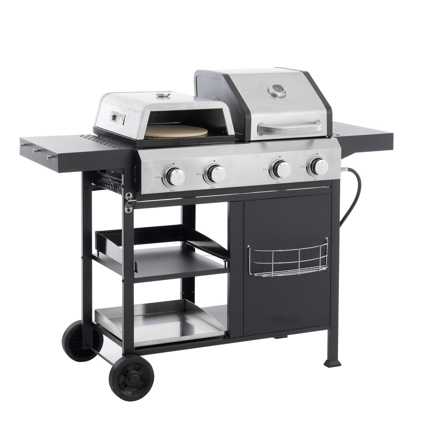 2+2 Multi-function Burner GasGrill and Griddle Combo