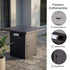 Square propane fire pit table premium craftsmanship details